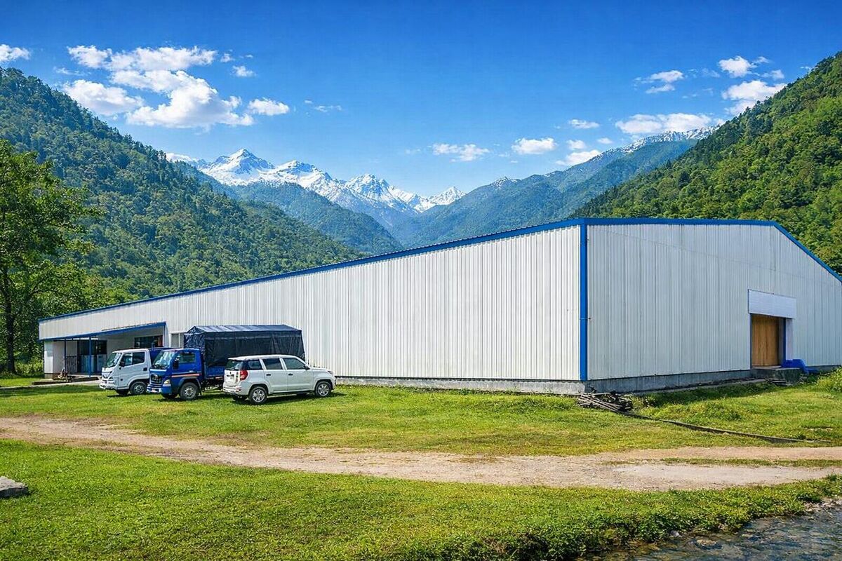 YUL facility at the foot of Himalayan mountains